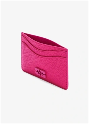 Bou card holder grained Cabaret B3010242 Ganni 